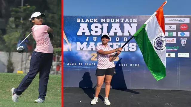11 साल की आराध्या का कमाल 10 स्ट्रोक से जीता नेशनल गोल्फ खिताब 11 साल की आराध्या का कमाल 10 स्ट्रोक से जीता नेशनल गोल्फ खिताब