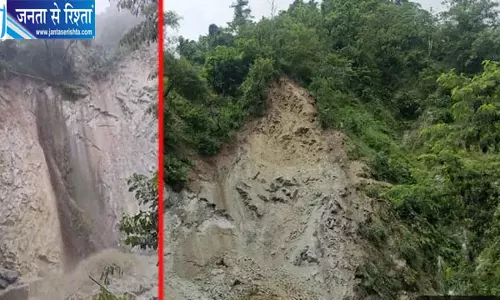 भू-स्खलन से 30 मीटर सिंचाई गूल बही पेयजल लाइन भी टूटी किसानों की बढ़ी चिंता भू-स्खलन से 30 मीटर सिंचाई गूल बही पेयजल लाइन भी टूटी किसानों की बढ़ी चिंता