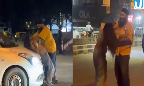 विकासपुरी फ्लाईओवर के पास महिला से सरेराह मारपीट का वायरल वीडियो