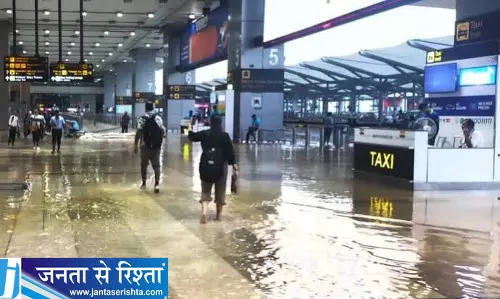 दिल्ली में BRICS की तैयारी के बीच बारिश बनी मुसीबत IGI एयरपोर्ट तक पानी