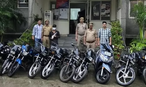 बाइक चोर गिरोह का पर्दाफाश, एक गिरफ्तार; चोरी की 10 गाड़ियां और अवैध हथियार बरामद