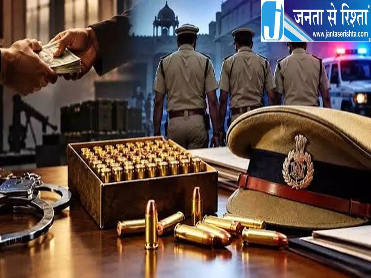 60 कारतूसों के खेल में फंसी खाकी दारोगा समेत तीन पुलिसकर्मी सस्पेंड 60 कारतूसों के खेल में फंसी खाकी दारोगा समेत तीन पुलिसकर्मी सस्पेंड