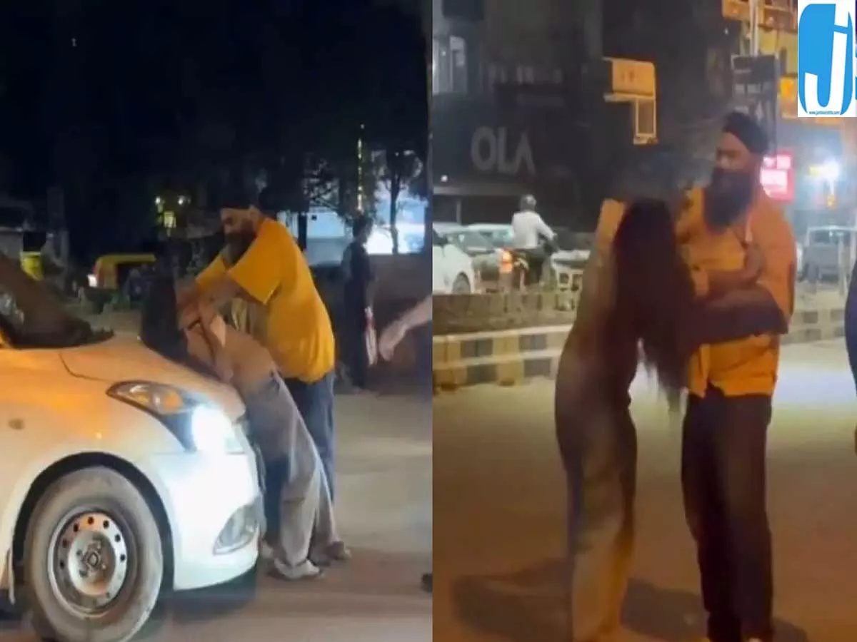 विकासपुरी फ्लाईओवर के पास महिला से सरेराह मारपीट का वायरल वीडियो विकासपुरी फ्लाईओवर के पास महिला से सरेराह मारपीट का वायरल वीडियो