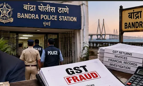 GST देनदारी निपटाने के नाम पर 7.99 करोड़ की ठगी का आरोप बांद्रा पुलिस ने दर्ज की FIR GST देनदारी निपटाने के नाम पर 7.99 करोड़ की ठगी का आरोप बांद्रा पुलिस ने दर्ज की FIR