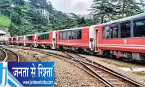 कालका-शिमला रेलवे से पर्यटन को बढ़ावा मिलेगा