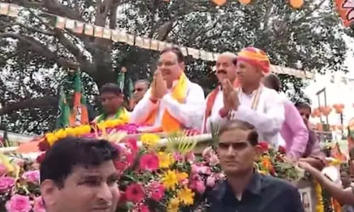 निकाय चुनाव: भाजपा उम्मीदवारों के समर्थन में सीएम भजनलाल शर्मा ने अजमेर में किया रोड शो, लोगों में दिखा उत्साह