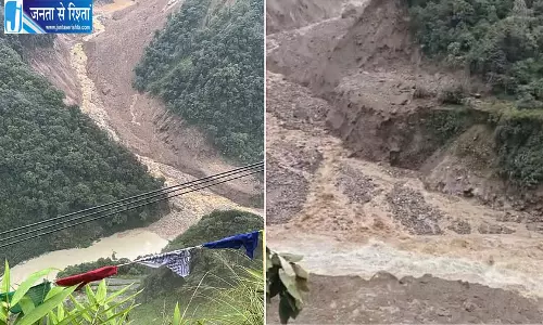 सिक्किम के मंगन में भीषण भूस्खलन से दो नदियों का बहाव प्रभावित प्रशासन अलर्ट सिक्किम के मंगन में भीषण भूस्खलन से दो नदियों का बहाव प्रभावित प्रशासन अलर्ट