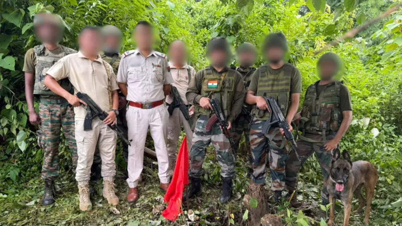 मणिपुर में बड़ी कार्रवाई: सुरक्षा बलों के साथ मुठभेड़ में 2 उग्रवादी ढेर मणिपुर में बड़ी कार्रवाई: सुरक्षा बलों के साथ मुठभेड़ में 2 उग्रवादी ढेर