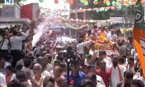CM भजनलाल शर्मा का रोड शो शहरी निकाय चुनाव से पहले किया शक्ति प्रदर्शन