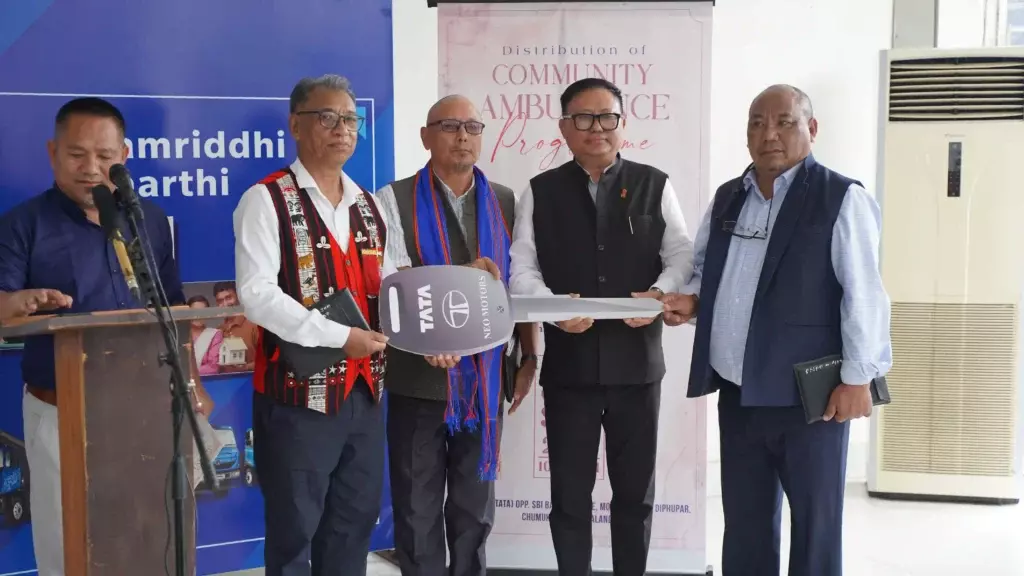 CSO को 3 कम्युनिटी एम्बुलेंस सौंपी गई