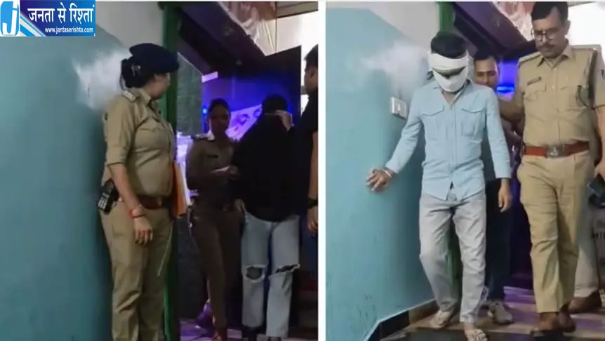 ग्वालियर में स्पा सेंटर पर पुलिस की छापेमारी संदिग्ध गतिविधियों के आरोप में चार लोग हिरासत में ग्वालियर में स्पा सेंटर पर पुलिस की छापेमारी संदिग्ध गतिविधियों के आरोप में चार लोग हिरासत में
