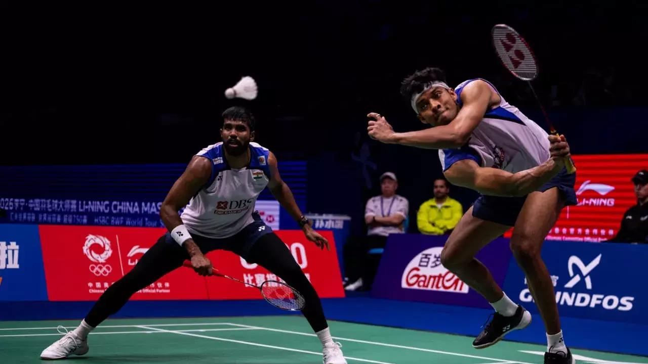 खिताब के करीब सात्विक-चिराग, चीन मास्टर्स के फाइनल में मारी एंट्री खिताब के करीब सात्विक-चिराग, चीन मास्टर्स के फाइनल में मारी एंट्री