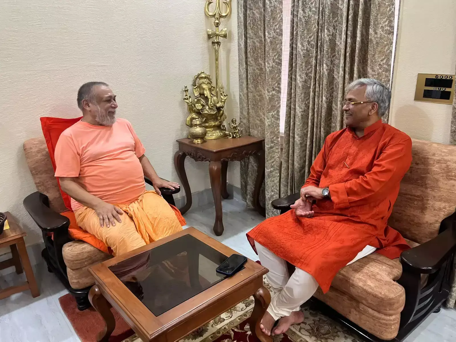 Haridwar: संतों का सानिध्य प्रेरणा और मार्गदर्शन का बड़ा स्रोत : त्रिवेंद्र रावत