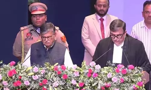 जस्टिस मिश्रा ने पंजाब और हरियाणा हाईकोर्ट के मुख्य न्यायाधीश के तौर पर ली शपथ, समारोह से शामिल नहीं हुए सीएम मान