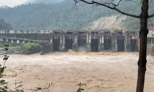 भूस्खलन के बाद बिगड़े हालात: तीस्ता नदी में गाद और मटमैला पानी