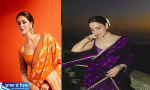 फेस्टिव लुक में लगाएं स्टाइल का तड़का साड़ी के साथ पहनें कॉन्ट्रास्ट चूड़ियां