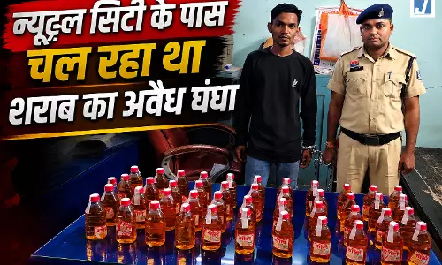 भाठागांव में अवैध शराब बिक्री करते आरोपी गिरफ्तार, 42 पाव देशी शराब जब्त