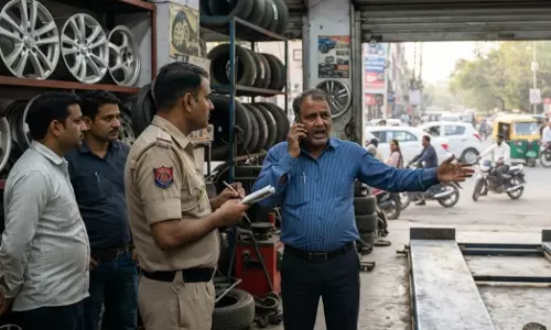Gurugram: अलॉय व्हील ट्रायल के बहाने कार लेकर भागा युवक, पुलिस जांच में जुटी