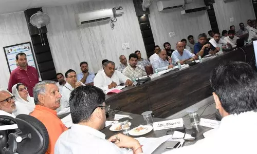 Bhiwani में विकास कार्यों पर कांग्रेस-भाजपा आमने-सामने