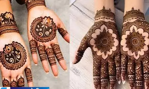 सिंपल लेकिन स्टाइलिश मेहंदी डिजाइन तीज पर आपके हाथों को देंगे खास अंदाज सिंपल लेकिन स्टाइलिश मेहंदी डिजाइन तीज पर आपके हाथों को देंगे खास अंदाज