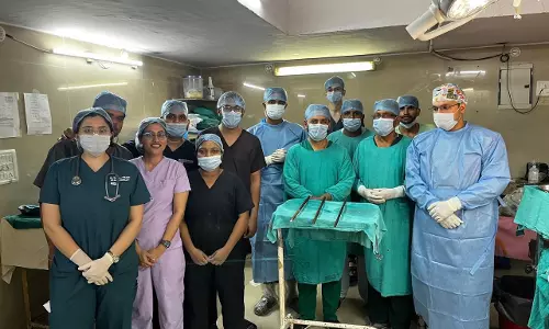 हादसे के बाद शरीर में रह गया था ड्रिल बिट डॉक्टरों की मेहनत से बची जान हादसे के बाद शरीर में रह गया था ड्रिल बिट डॉक्टरों की मेहनत से बची जान