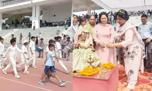 Gurugram: 59वीं राज्य स्तरीय खेलकूद प्रतियोगिता शुरू, गुरुग्राम बना मेजबान Gurugram: 59वीं राज्य स्तरीय खेलकूद प्रतियोगिता शुरू, गुरुग्राम बना मेजबान