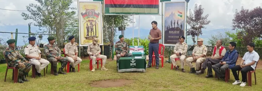 असम राइफल्स ने पुंग्रो में सुरक्षा बैठक बुलाई