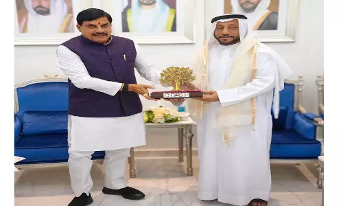 AIM Congress-2026 में MP CM ने शारजाह चैंबर ऑफ कॉमर्स चेयरमैन से की मुलाकात, निवेश पर चर्चा