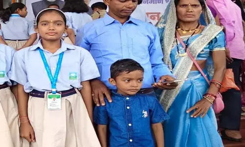 श्रमिक की बेटी अब रायपुर के कांगेर वैली स्कूल में करेगी पढ़ाई