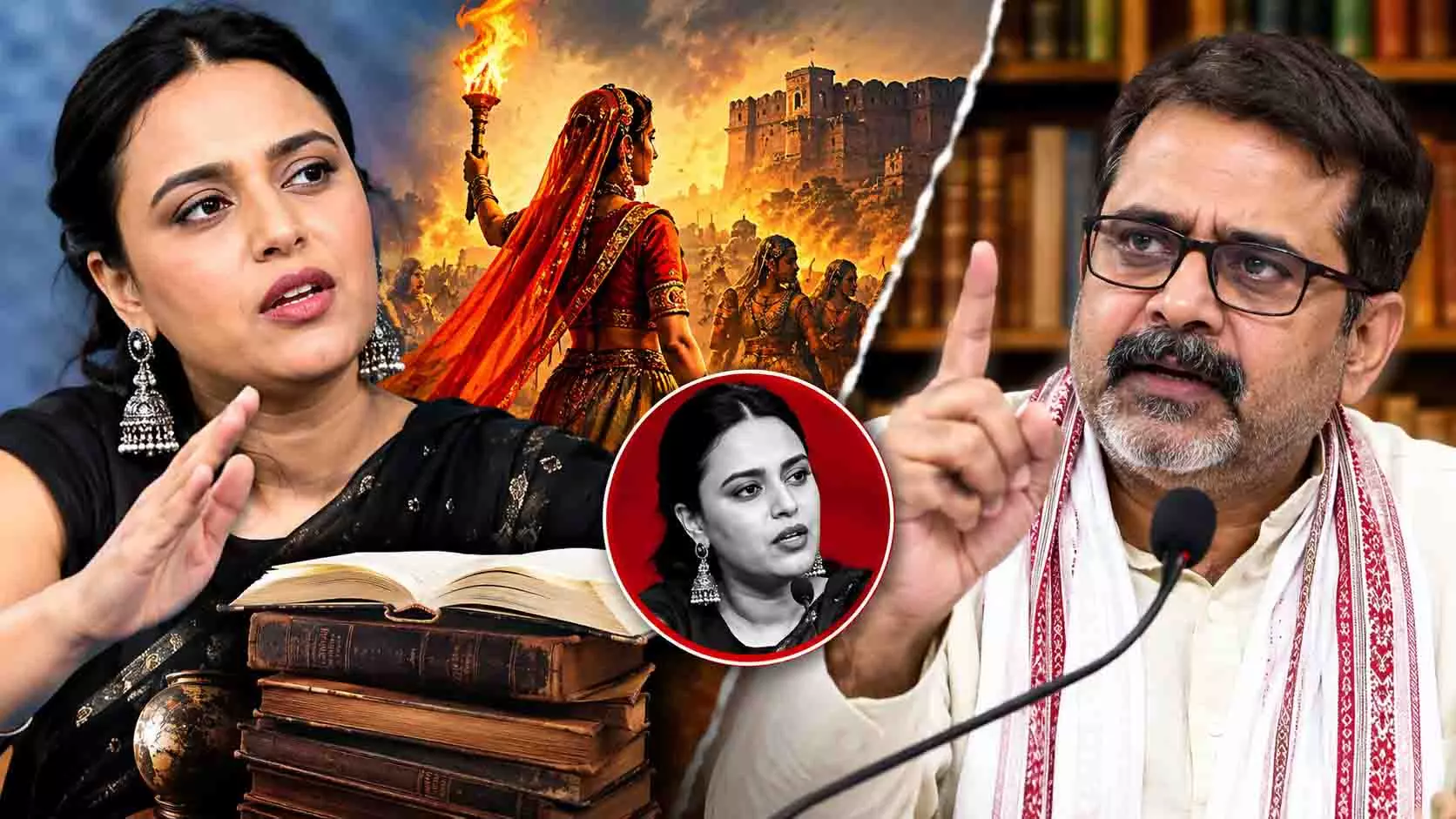 जौहर पर स्वरा भास्कर के बयान को लेकर अवध ओझा का पलटवार, इतिहास पढ़ने की दी सलाह जौहर पर स्वरा भास्कर के बयान को लेकर अवध ओझा का पलटवार, इतिहास पढ़ने की दी सलाह