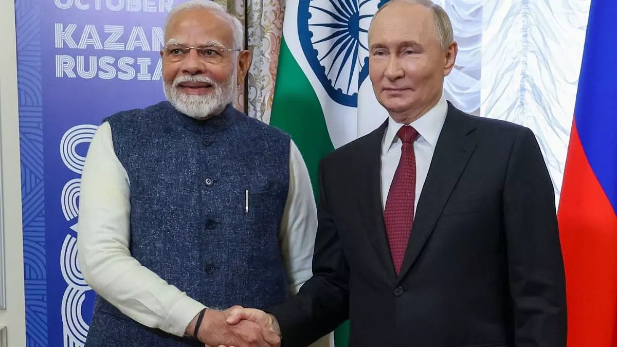 BRICS सम्मेलन से पहले PM मोदी और पुतिन की अहम बैठक BRICS सम्मेलन से पहले PM मोदी और पुतिन की अहम बैठक