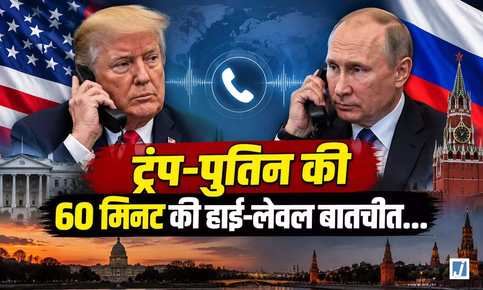 ट्रंप-पुतिन की 60 मिनट की हाई-लेवल बातचीत... ट्रंप-पुतिन की 60 मिनट की हाई-लेवल बातचीत...