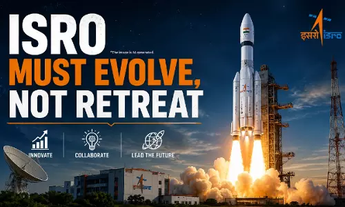 ISRO को आगे बढ़ना चाहिए, पीछे नहीं हटना चाहिए