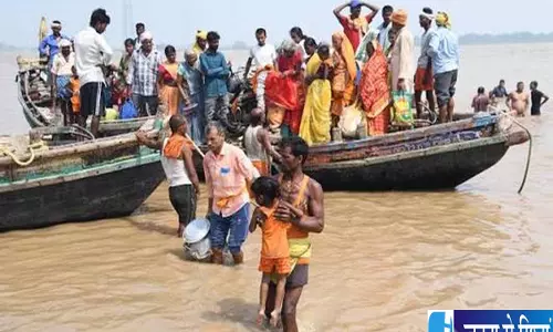 गंगा का बढ़ा जलस्तर खतरे के निशान से ऊपर राजमहल में अलर्ट