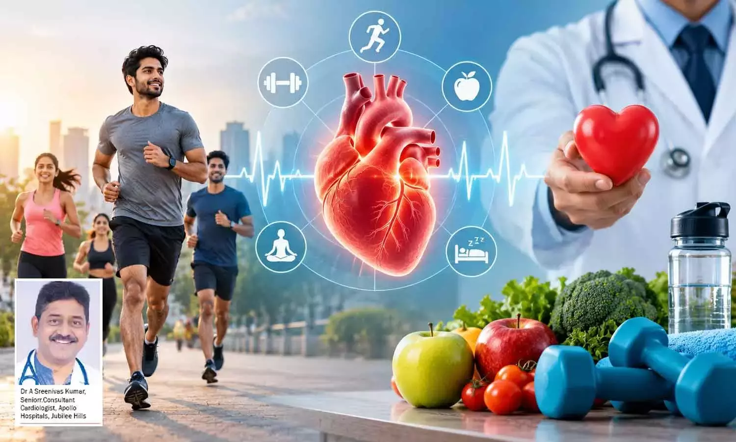 अपोलो डॉक्टर ने युवाओं में दिल से जुड़ी बीमारियों के बढ़ते ख़तरे को लेकर चेतावनी