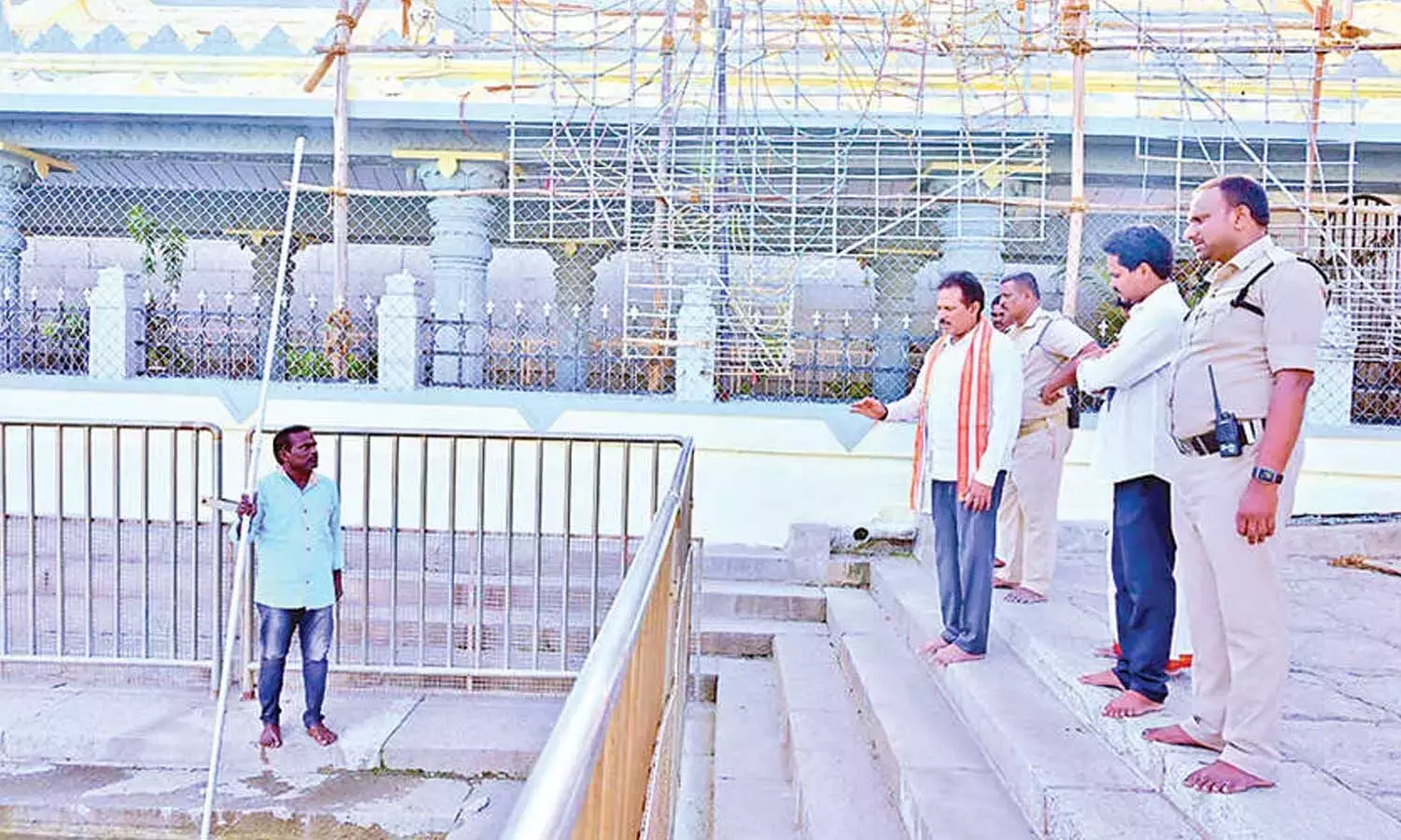 Andhra: कनिपाकम मंदिर 21-दिवसीय ब्रह्मोत्सव के लिए तैयार हो रहा है