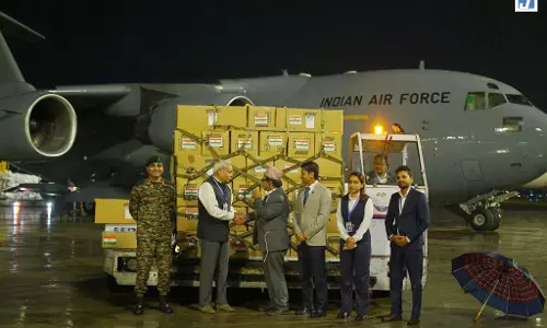 भारत की 8वीं राहत उड़ान काठमांडू पहुंची...