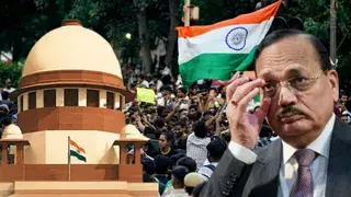 CJP प्रदर्शन में शामिल छात्र को नोटिस पर भड़के CJI सूर्यकांत, मजिस्ट्रेट से पूछा- ऐसा करने की हिम्मत कैसे हुई? CJP प्रदर्शन में शामिल छात्र को नोटिस पर भड़के CJI सूर्यकांत, मजिस्ट्रेट से पूछा- ऐसा करने की हिम्मत कैसे हुई?