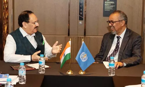JP नड्डा से मिले WHO प्रमुख, भारत की स्वास्थ्य उपलब्धियों को सराहा
