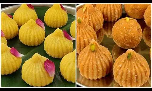 न मावा न चाशनी मिनटों में बनाएं शाही बेसन मोदक