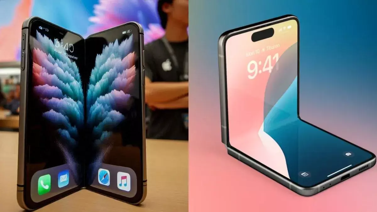 Apple का Foldable iPhone Duo लॉन्च, पहली बार Dual Battery, iPhone 18 Pro में DSLR जैसी टेक्नोलॉजी Apple का Foldable iPhone Duo लॉन्च, पहली बार Dual Battery, iPhone 18 Pro में DSLR जैसी टेक्नोलॉजी