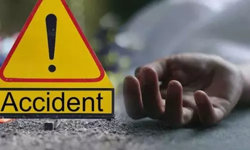 बाइक दुर्घटना में युवक की मौत, पीछे बैठा व्यक्ति घायल