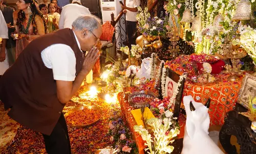 श्रीकृष्ण जन्मोत्सव में शामिल हुए बृजमोहन अग्रवाल