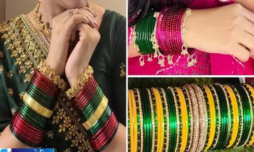 तीज के लुक में लगाएं चार चांद हरी साड़ी के साथ पहनें ये चूड़ियां तीज के लुक में लगाएं चार चांद हरी साड़ी के साथ पहनें ये चूड़ियां