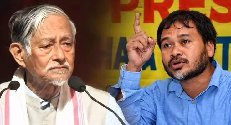 असम राजनीति: अखिल गोगोई का हिरेन गोहेन को करारा जवाब असम राजनीति: अखिल गोगोई का हिरेन गोहेन को करारा जवाब
