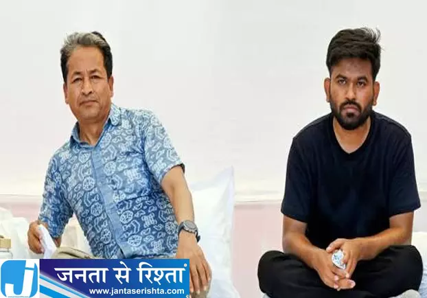 लद्दाख की मांगों पर फिर गरजे सोनम वांगचुक सरकार को दिया अल्टीमेटम लद्दाख की मांगों पर फिर गरजे सोनम वांगचुक सरकार को दिया अल्टीमेटम