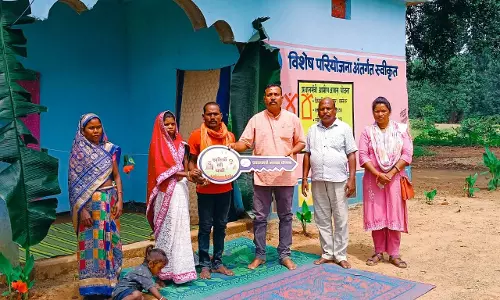 प्रधानमंत्री आवास योजना से जशपुर के ग्रामीण परिवारों का पक्के घर का सपना हुआ साकार