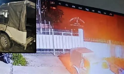 शिलांग के लबान पुलिस स्टेशन पर दो पेट्रोल बम फेंके गए