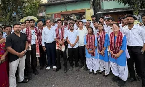 डिगबोई कॉलेज चुनाव में AAGSU समर्थित उम्मीदवारों ने अहम पदों पर जीत हासिल की डिगबोई कॉलेज चुनाव में AAGSU समर्थित उम्मीदवारों ने अहम पदों पर जीत हासिल की