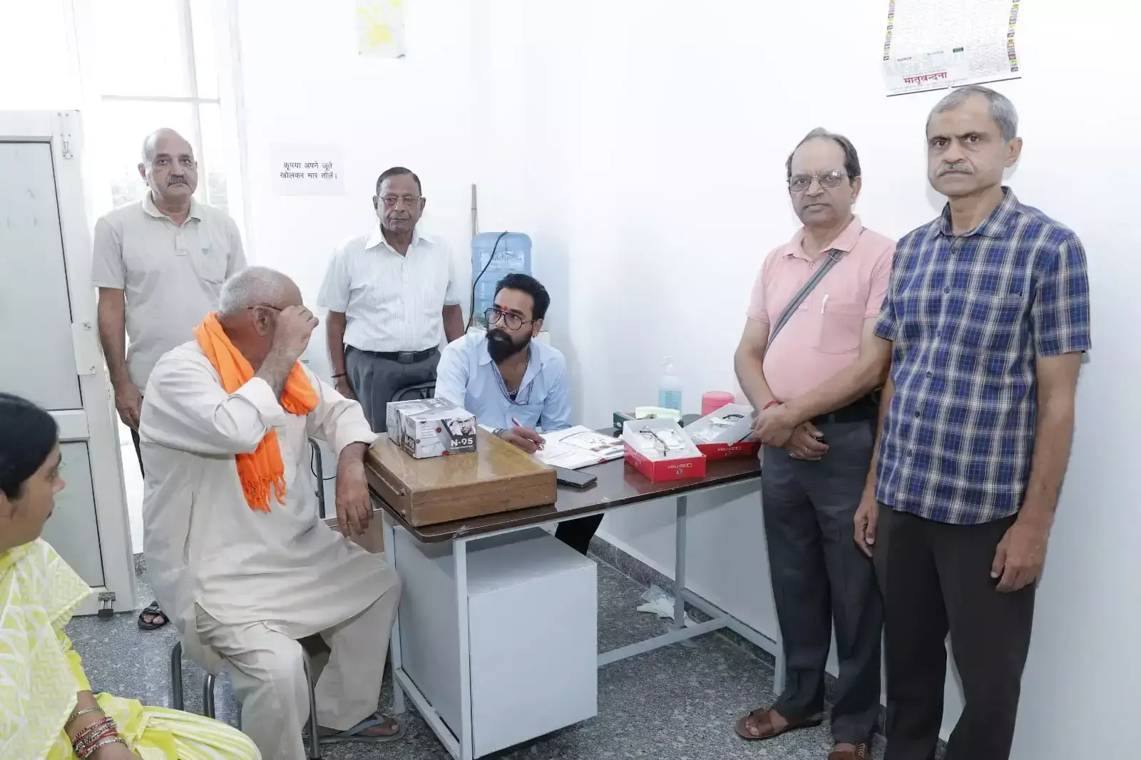Una: ऊना में मुफ्त स्वास्थ्य जांच शिविर, 160 मरीजों की जांच